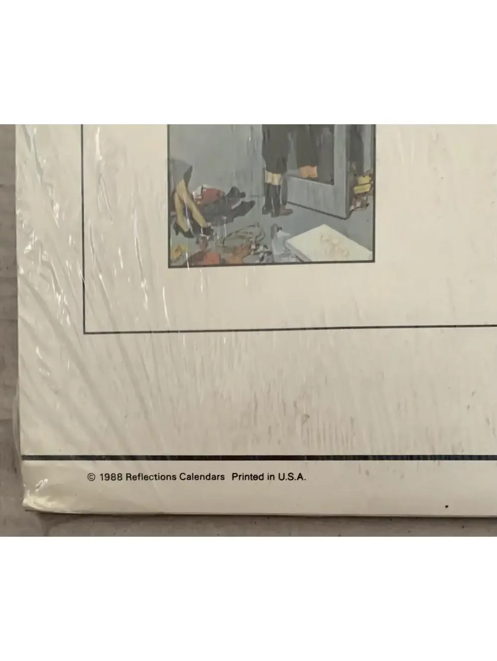 Vintage 1989 SATURDAY EVENING POST Calendar New Sealed But Please See Photos